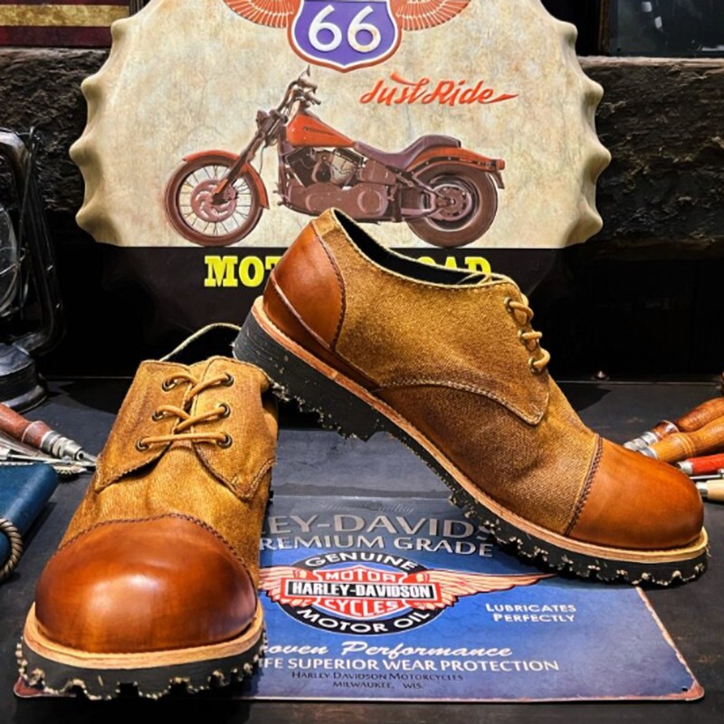 Retro British Leather Shoes V0907