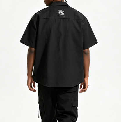 Chicano Popping Work Shirt V0774