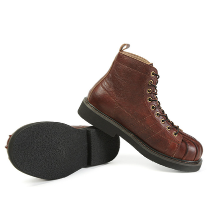Classic Leather High-Top Boots V1032