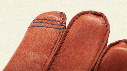 Retro Biker Leather Gloves V0917