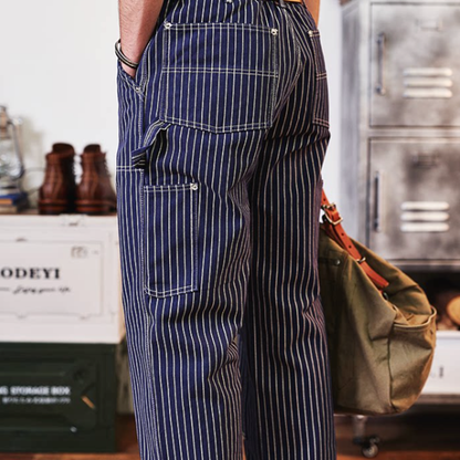 Hickory Stripe Painter Pants V1045