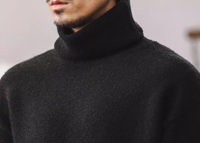 Heavyweight turtleneck knit V0310