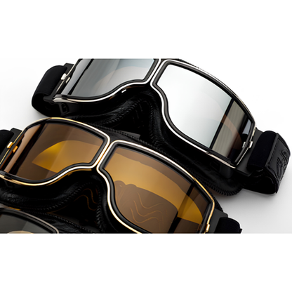 Vintage Pilot Goggles for Bikes V1028