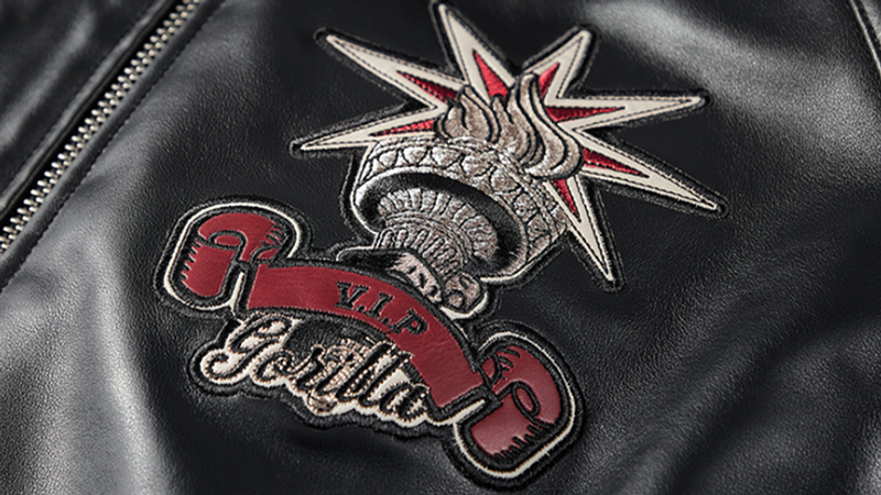 Vintage Biker Cotton Jacket V0848