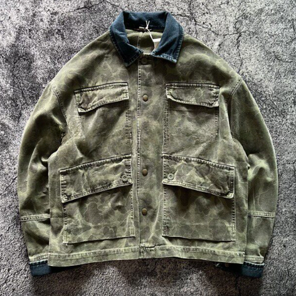 Vintage Camouflage Work Jacket V0923