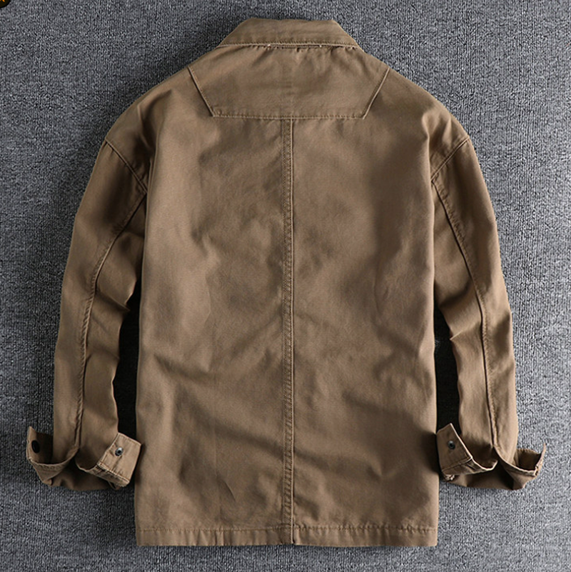 Loose Pocketed Long Sleeve Shirt V0893