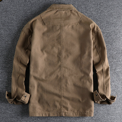 Loose Pocketed Long Sleeve Shirt V0893
