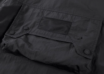 Detachable multi-pocket shirt V0210