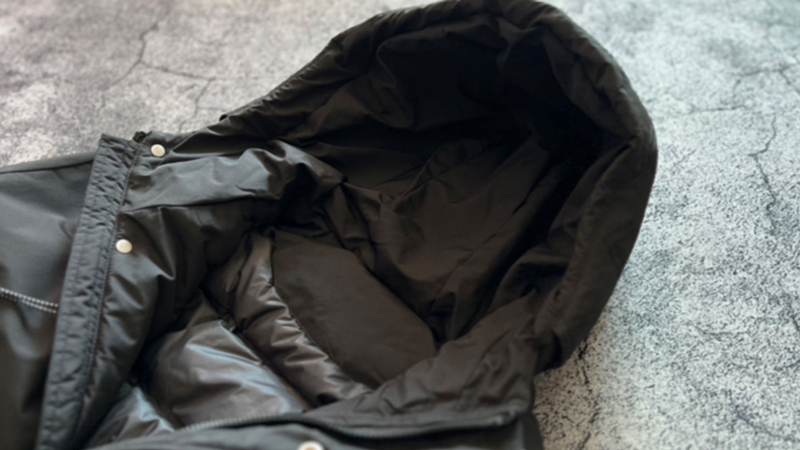 Retro Hooded Down Jacket V0861