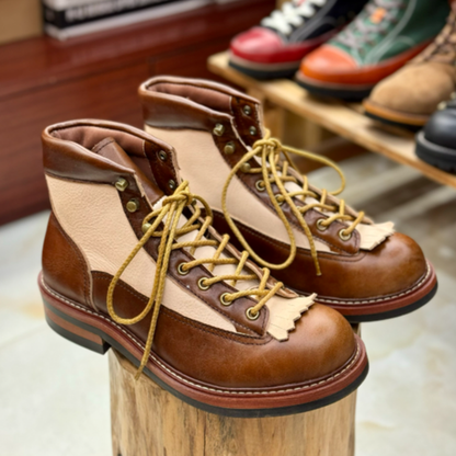 Retro Motorcycle Boots V0961