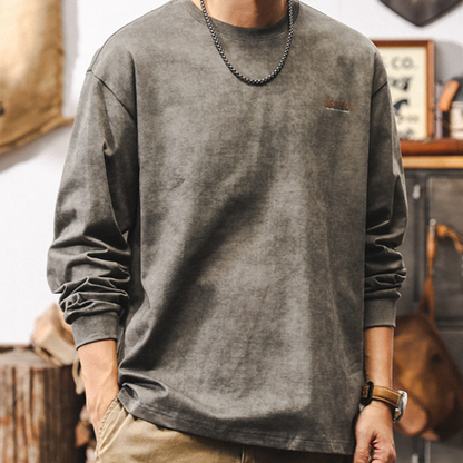 Retro Foam Print T-Shirt V0931