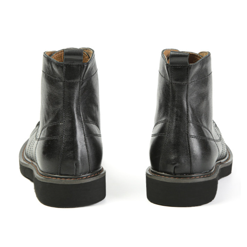 Classic Leather High-Top Boots V1032