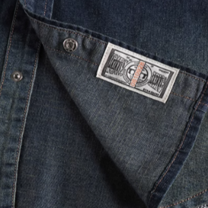 American Vintage Wash Denim Shirt V0683