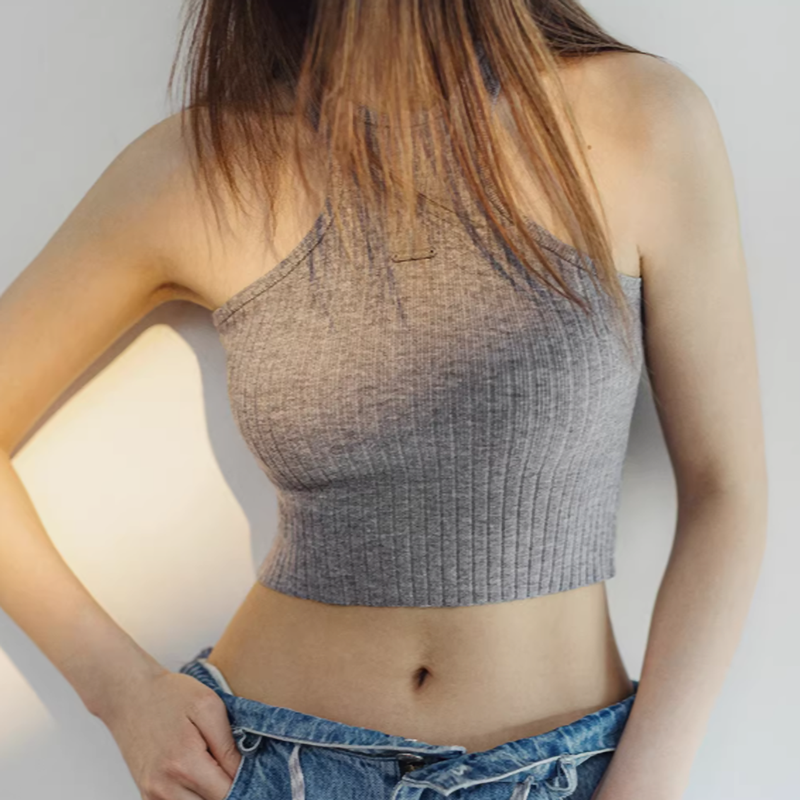 Summer Halter Crop Top V0652