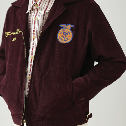 American Retro Corduroy FFA Jacket V0464