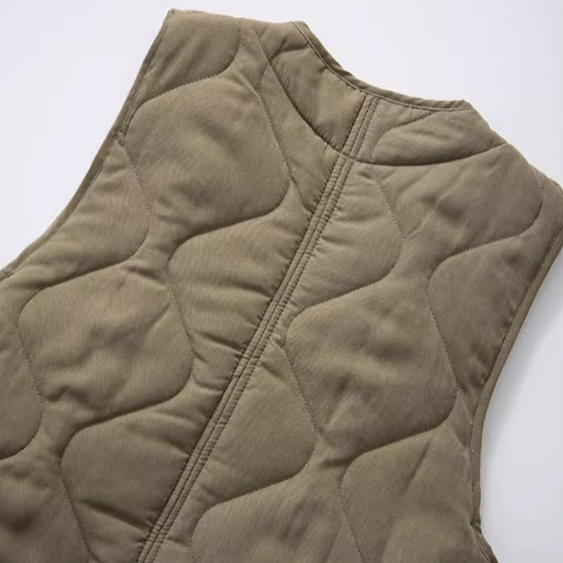 American Retro Quilted Vest V0170