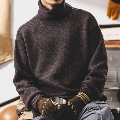 Heavyweight turtleneck knit V0310