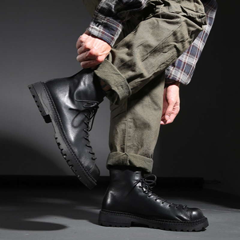 Garage Leather Boot V1036
