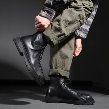 Garage Leather Boot V1036