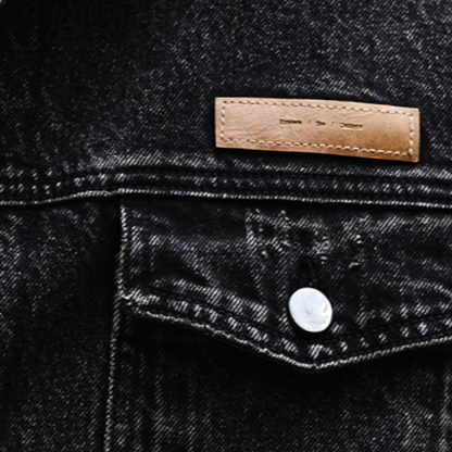 Retro Boa-Lined Denim Jacket V0821