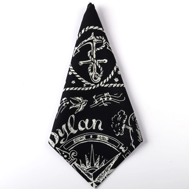 Ocean Retro Pattern Bandana V0244