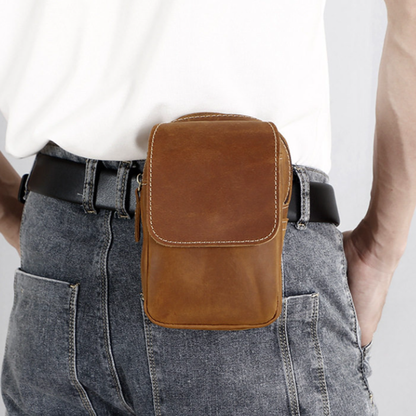 Leather Waist Pack Bag V0962