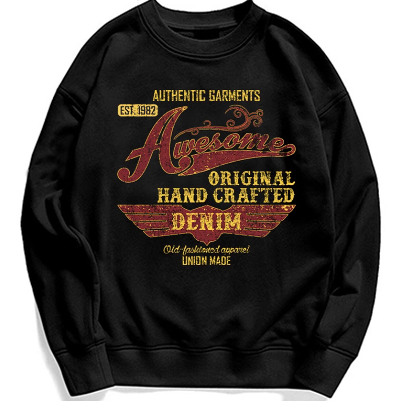 American vintage print sweatshirt V0064