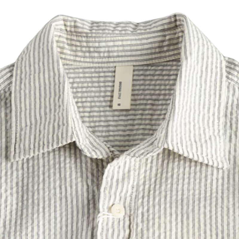 Retro Stripe Work Shirt V0682
