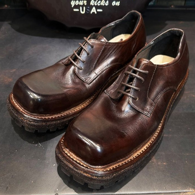 Handmade Leather Derby Shoes V0870