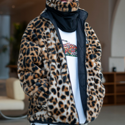 Reversible LeopardJacket V0844