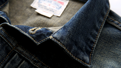 Retro Military Denim Jacket V0951