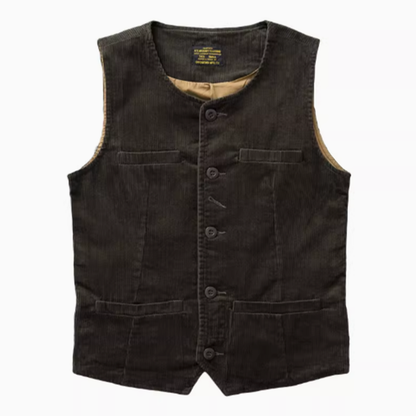 American Retro Corduroy Vest V0197