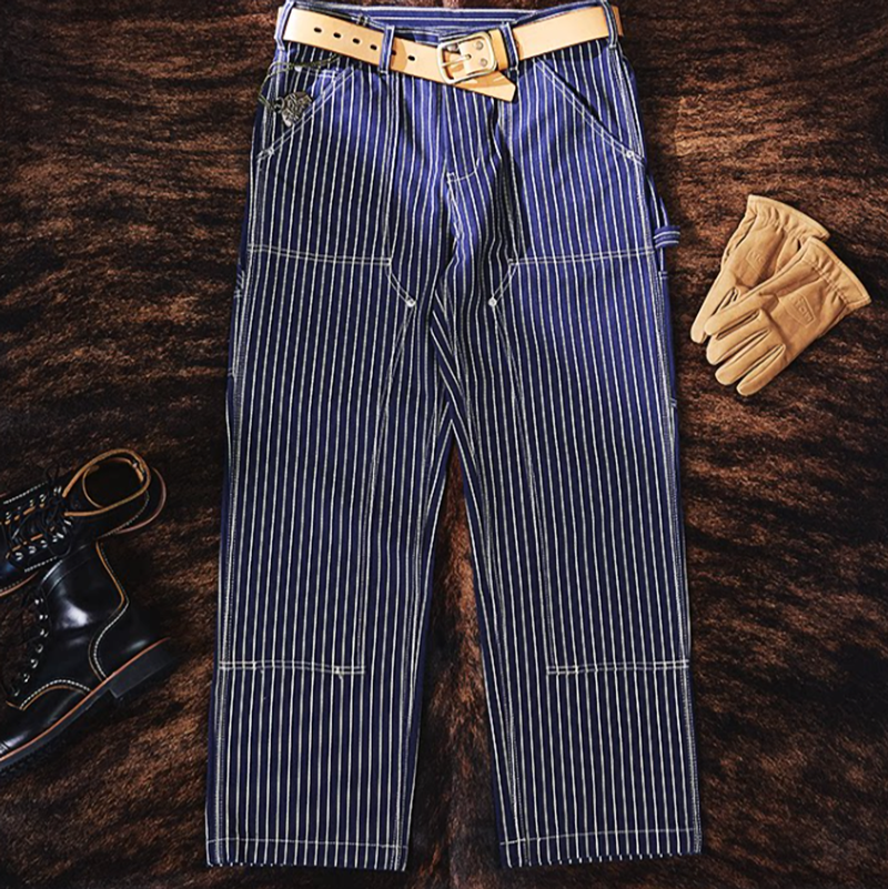 Hickory Stripe Painter Pants V1045