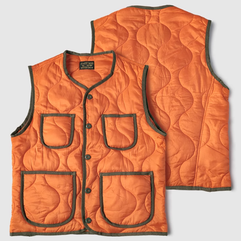 Waterproof quilted vest V0422