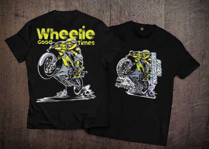 Retro Biker Graphic T-Shirt V0914