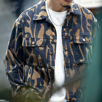 Casual Oversized Denim Jacket V0879