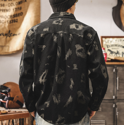 Retro Denim Work Shirt