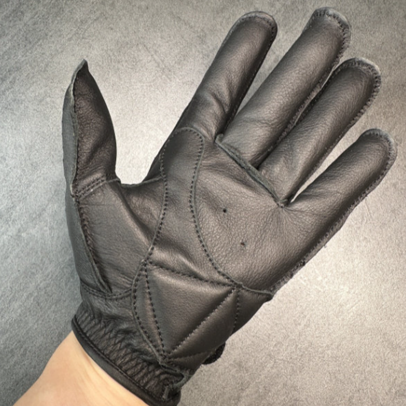 Vintage Leather Motorcycle Gloves V0928