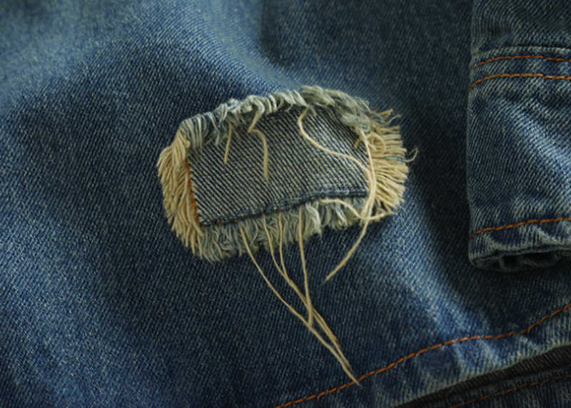 Vintage Denim Pullover Shirt V0919