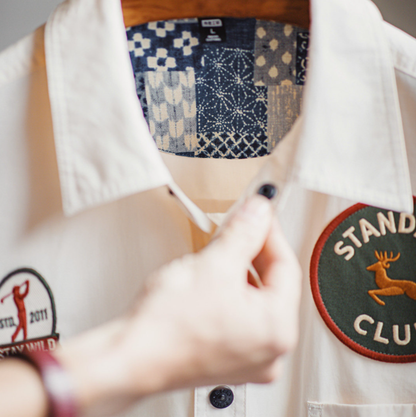 Embroidered Pocket Shirt V0915