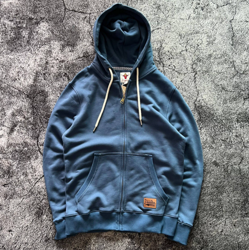 Lightweight Fleece Zip Hoodie V0921