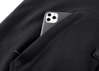 Functional shoulder pocket hoodie V0187