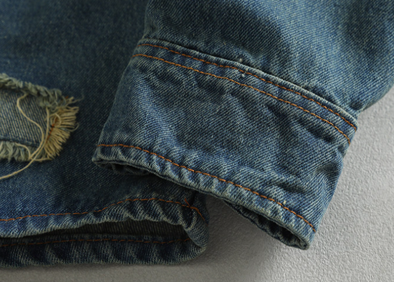 Vintage Denim Pullover Shirt V0919