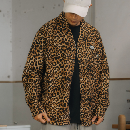 Vintage Animal Print Shirt V0807