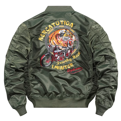 Vintage Bike Tiger MA-1 Jacket V0289