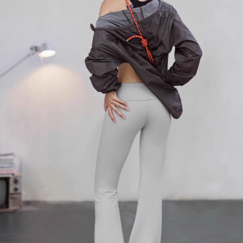 American flare fit pants V0646