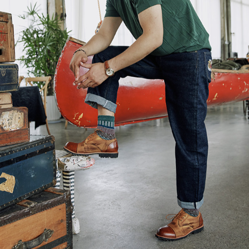 Retro British Leather Shoes V0907