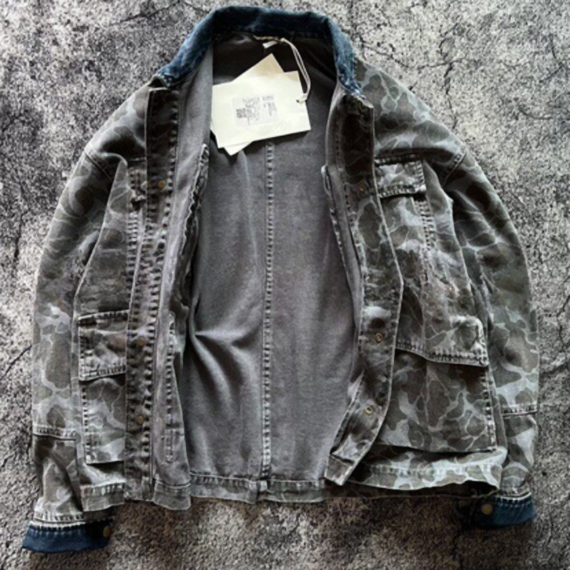 Vintage Camouflage Work Jacket V0923