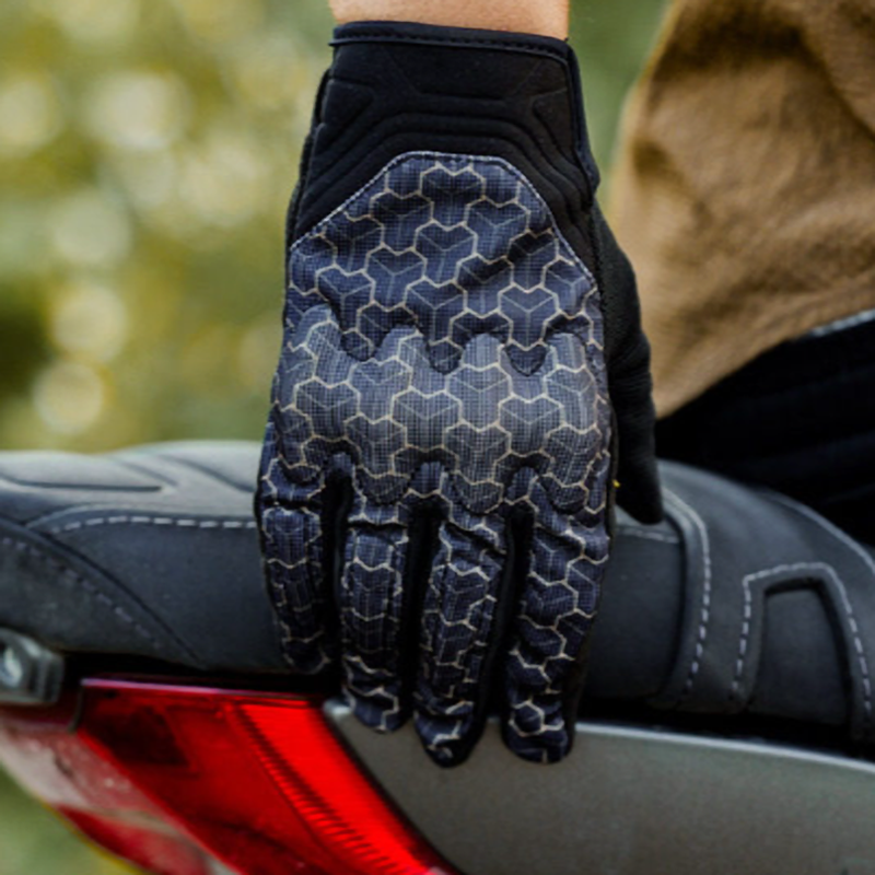 Breathable Retro Motorcycle Gloves V0977