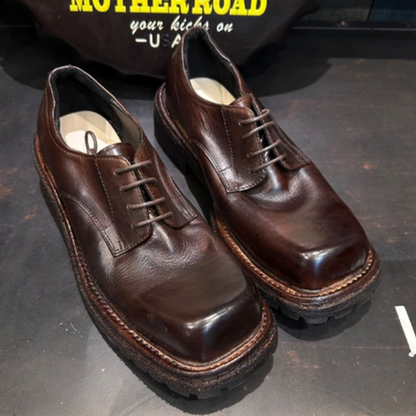 Handmade Leather Derby Shoes V0870